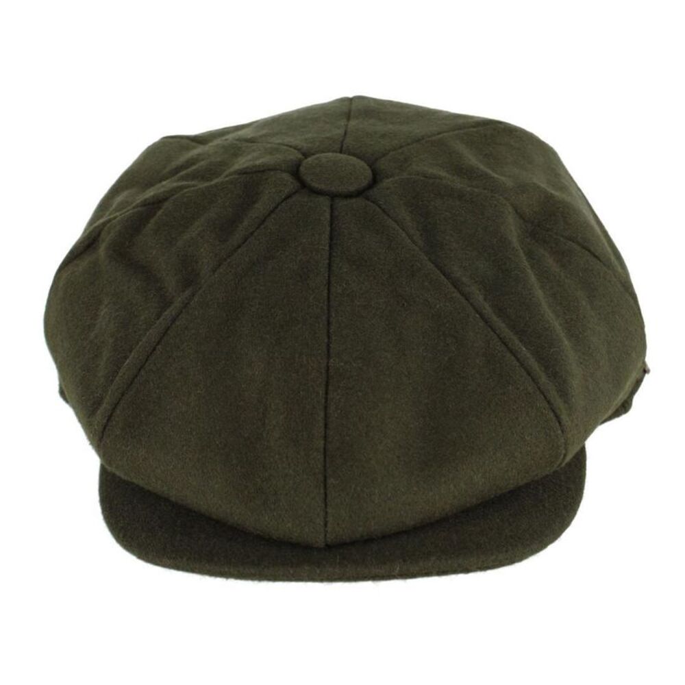 Epoch Hats Company Men's Melton Wool 8 Quarter Newsboy Cap